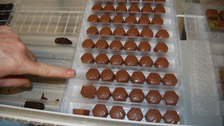 A bite into one of these chocolates resulted in a gush of liquid caramel.