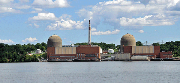 The Indian Point nuclear power plant is less than 40 miles from New York City.
