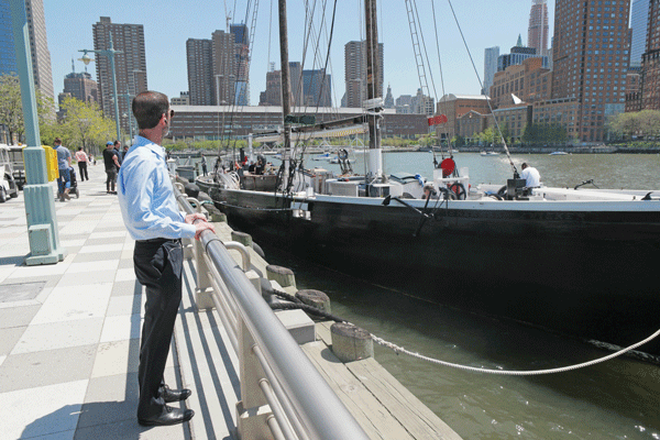 It’s looking like summer in Tribeca 2 The Sherman Zwicker on Pier 25.