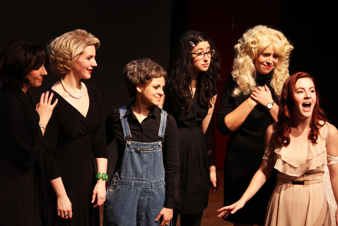 A Pride of LGBT Theater Fests 3 Your drag mother’s favorite weeper gets the musical spoof treatment, when the loonies from UNAUTHORIZED! present “Steel Petunias!” at the QueerCom Festival. Photo by Giancarlo Osaben.
