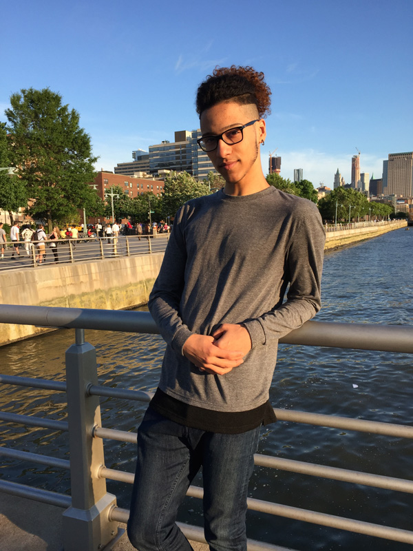 We're Still Queering the Pier 1 Louis Soto, 18: “It feels welcoming, like this is home.” Photo by Alicia Green.