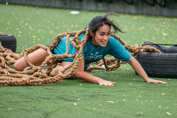 Going all out for fun and for fundraising 6 g,-obstacle