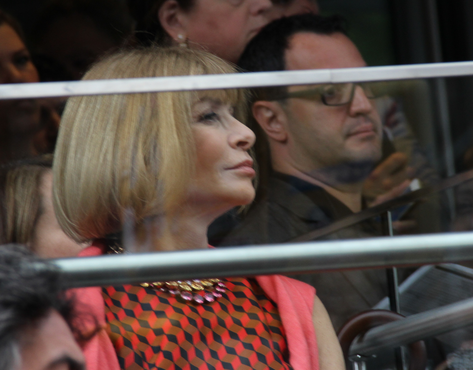 Anna Wintour was on hand at the dedication of the new building, whose volunteer center bears her name.