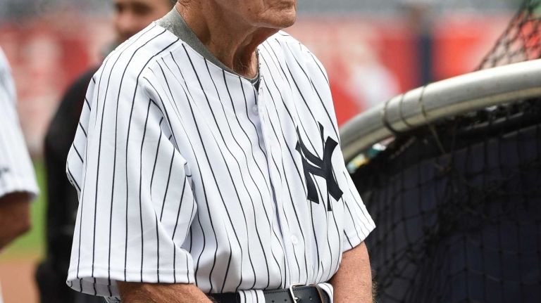 Former New York Yankees Dr. Bobby Brown looks on at batting practice during the 69th Old-Timers' Day at Yankee Stadium before a baseball game between the Yankees and the Detroit Tigers on Saturday, June 20, 2015.