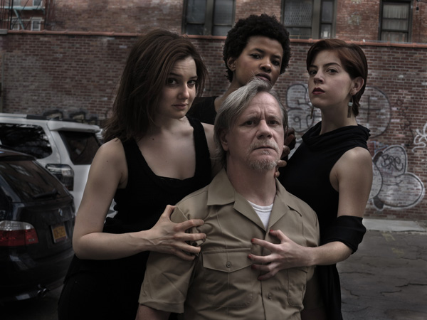 Shakespeare in the Parking Lot drives on 2 Macbeth and the witches have their parking lot space reserved: July 30–Aug. 15. Photo by Jonathan Slaff.