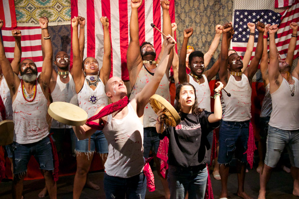 ‘Trail of Tears’ dissects America’s original sin 2 The 16-strong cast skillfully phases in and out of personas and ethnic identities. Photo by Ashley Marinaccio.