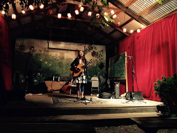 Say yes to grooviness at Music Under the Stars 2 Maya Caballero performing at “Music Under the Stars.” Photo by Fre Wollants.