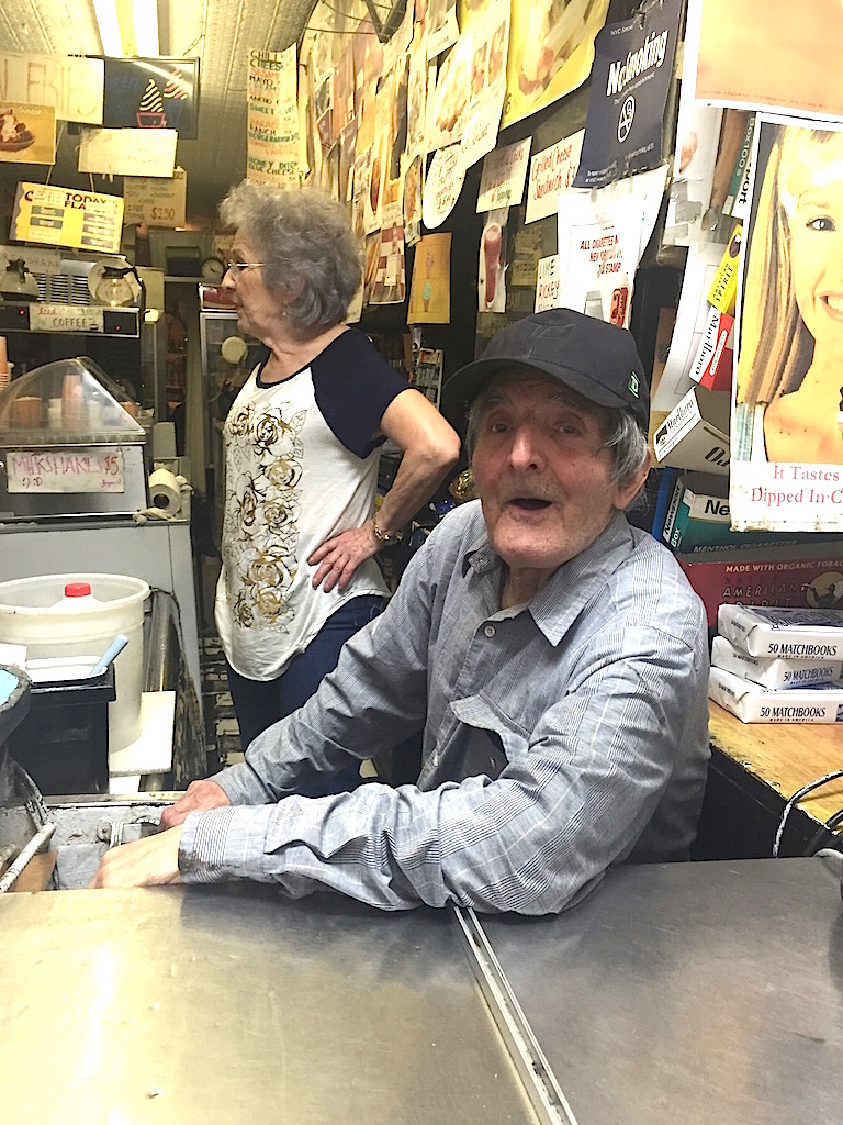 Later Wednesday night, after getting some rest and eating some food back at home for the first time in a month, Ray was right back in his iconic hot dog-and-ice cream shop, Ray’s Candy Store, at Seventh St. and Avenue A, to oversee things and do some light work.