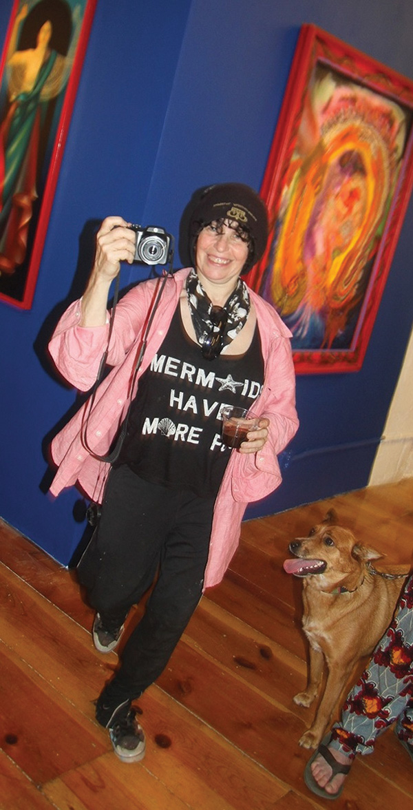 Outsider artists were IN at Clayton art opening 2 clayton,-shel