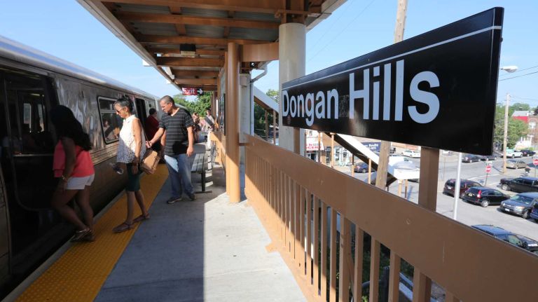 The Dongan Hills train platform at N. Railroad Ave. in Dongan Hills, Staten Island, Saturday, July 25, 2015.
