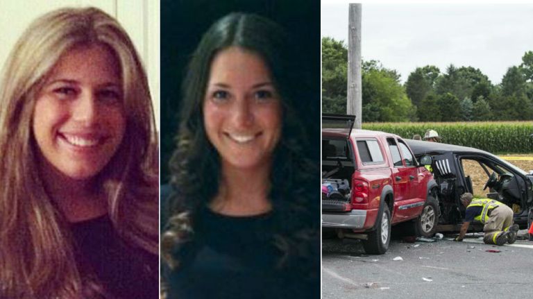From left, Stephanie Belli, 23, of Kings Park, and Lauren Baruch, 24, of Smithtown, died Saturday, July 18, 2015, after their limo collided with a truck driven by a suspected drunken driver in Cutchogue.