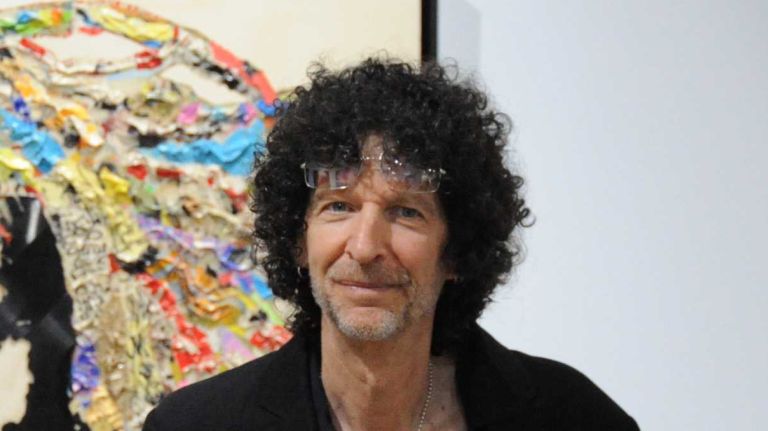 Howard Stern attends the Art Southampton VIP first view & VIP preview to benefit Southampton Hospital & Parrish Art Museum in Water Mill, Thursday, July 9, 2015. The art show runs from July 9 through July 13.