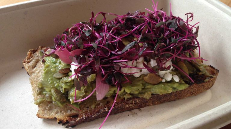 Darrow's Farm Fresh Takeout's avocado toast