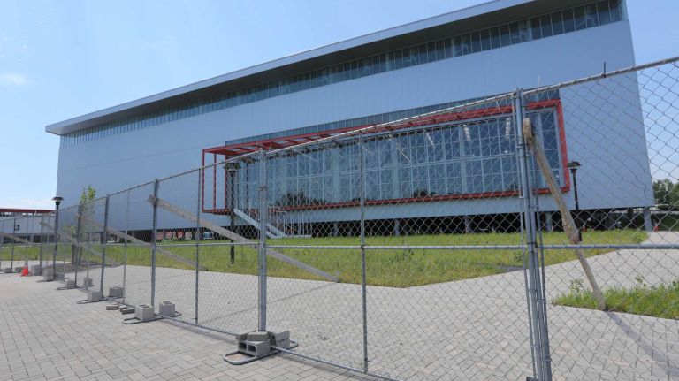 The new recreational center under construction along Father Capodanno Boulevard in Dongan Hills, Staten Island, on Saturday, July 25, 2015.