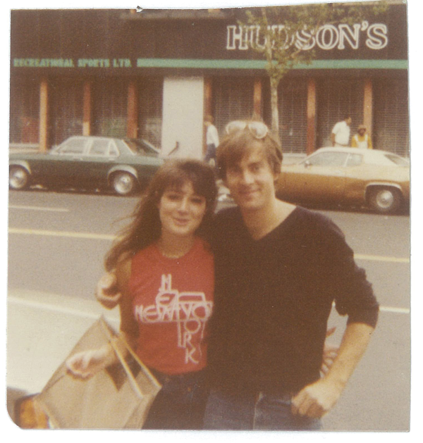 Susan Shapiro as an N.Y.U. student in 1981, with a friend in the Village.