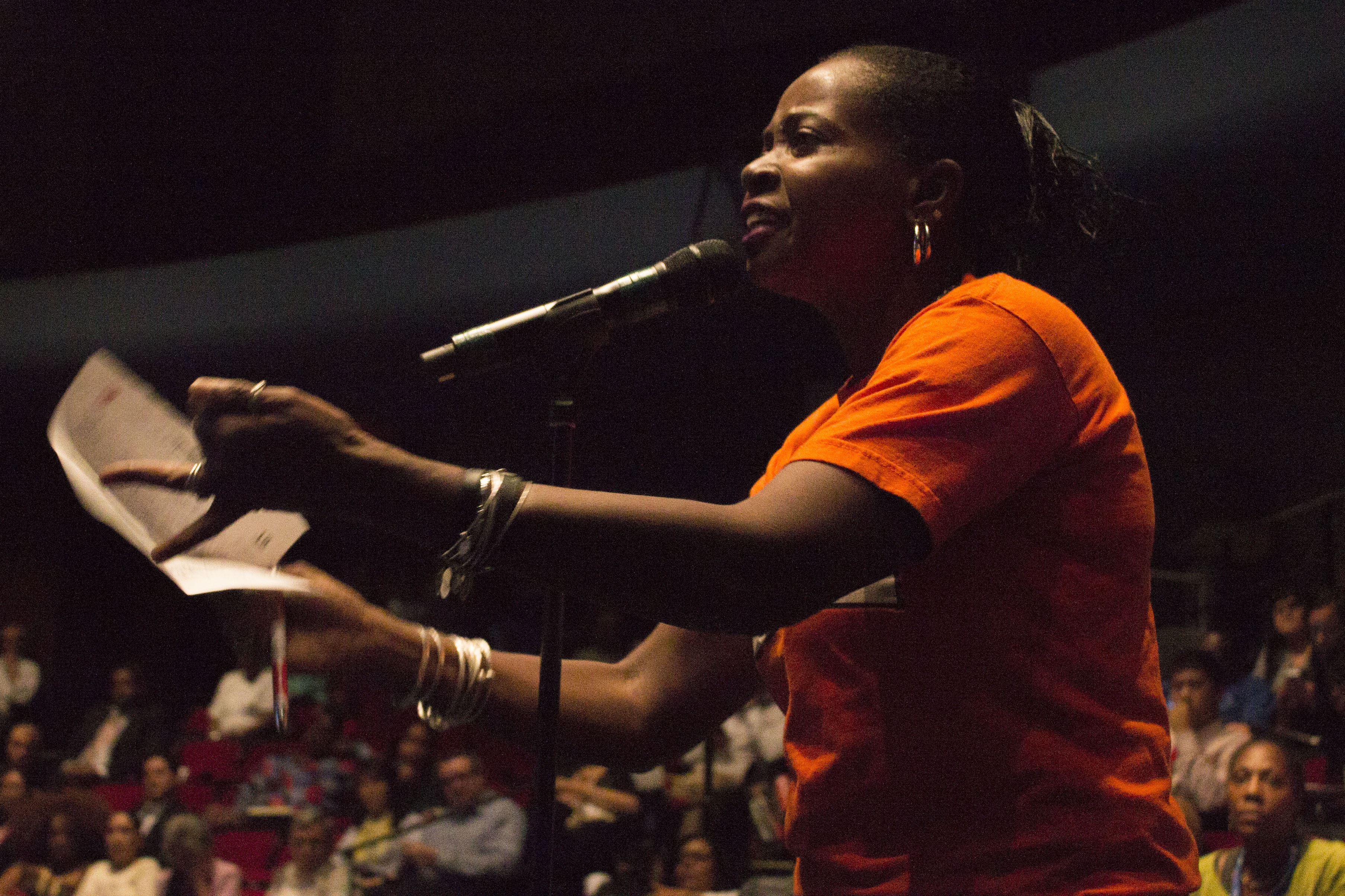 Possible NYCHA Privatization Riles Residents 1 Many NYCHA residents say that a plan to improve the authority’s fiscal situation through partnerships with private enterprises could ultimately undermine its ability to serve low-income residents. Photo by Zach Williams.