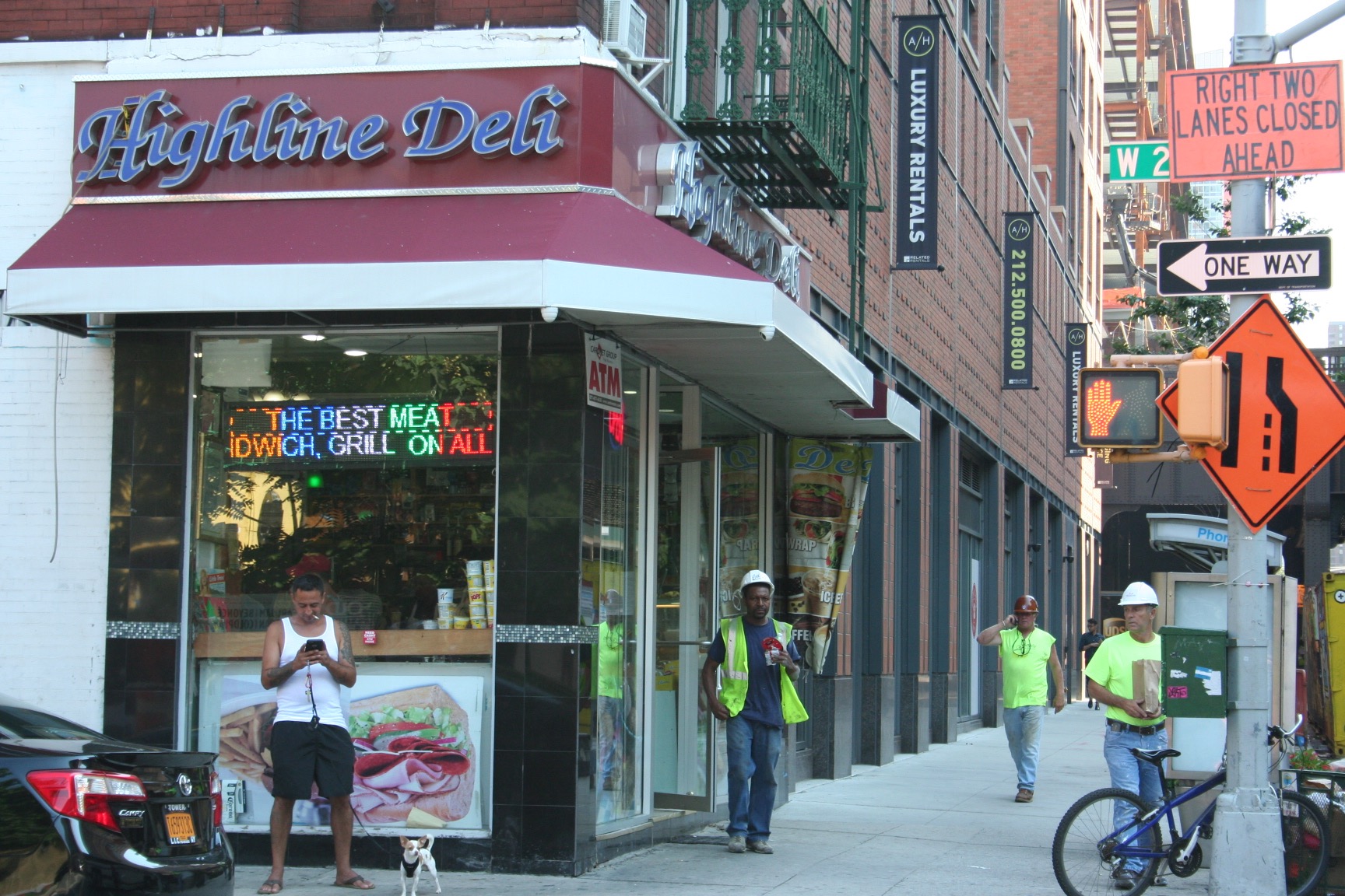 Business in Store as Hudson Yards Rises 1 Construction workers are the sole residents of Hudson Yards these days, but some businesses are already profiting from the emerging neighborhood. Photo by Yannic Rack.