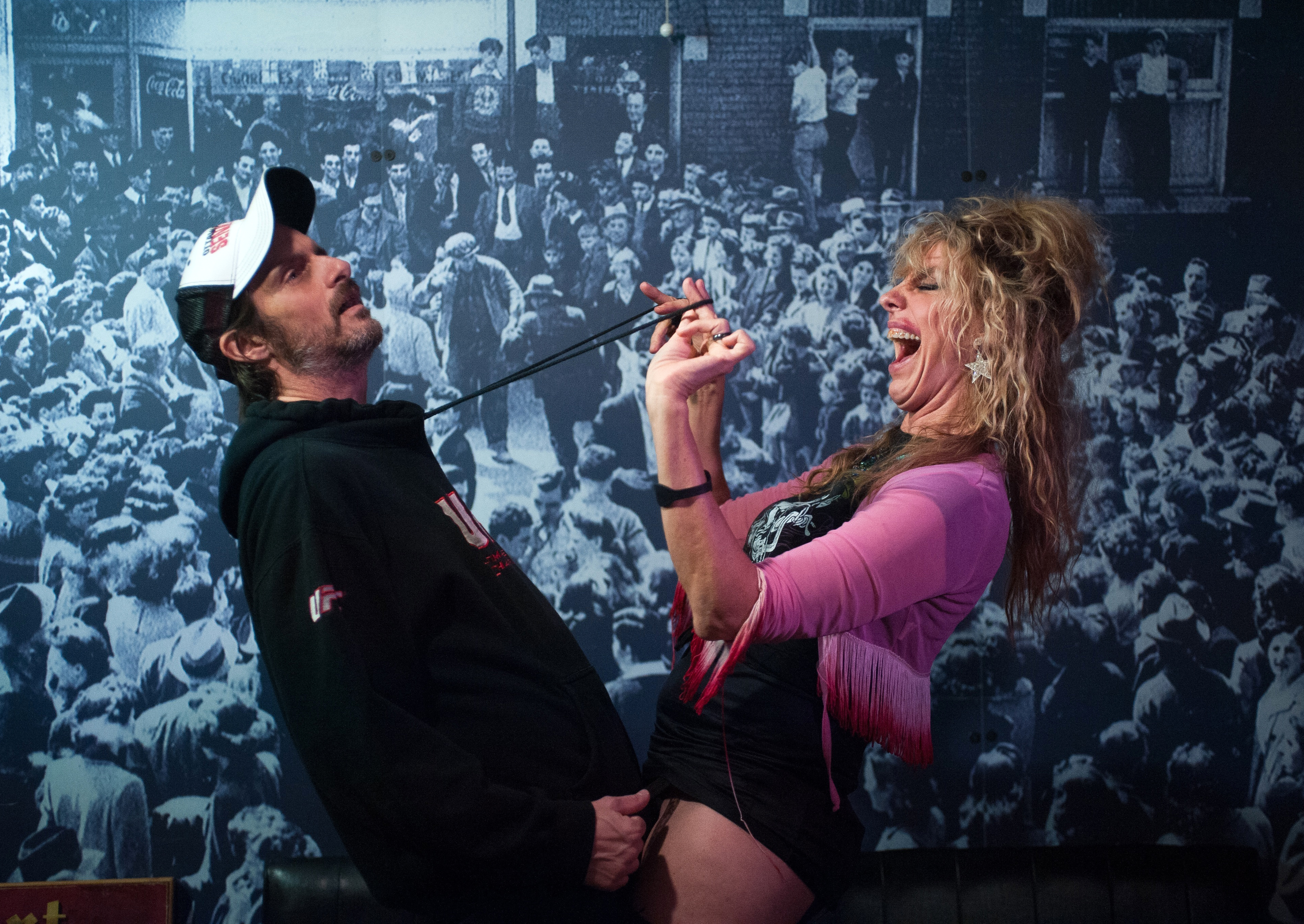 Canadian ‘Ham’ Doesn’t Travel Well 1 Scott McCord and Elley Ray are at their best when sharing convincing moments between their characters. Photo by Priam Thomas.