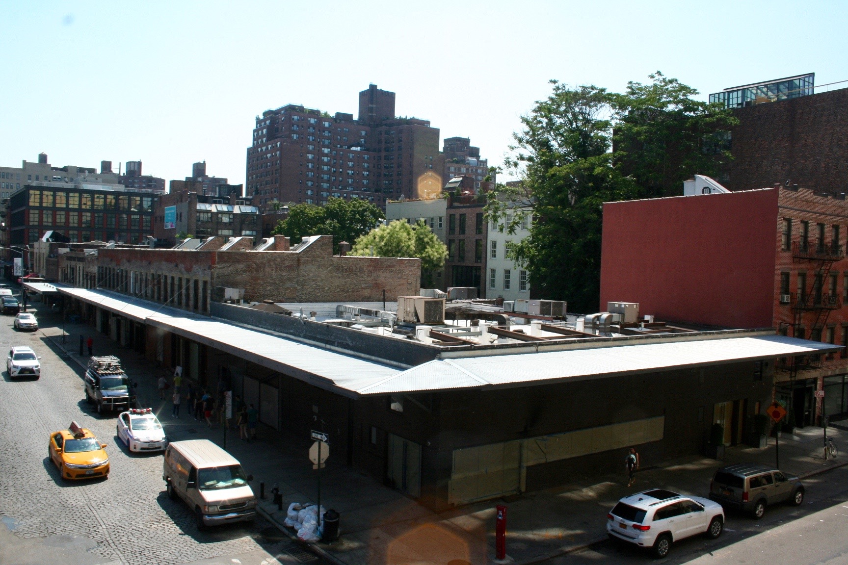 The south side of Gansevoort St. as it appears today. Photo by Yannic Rack