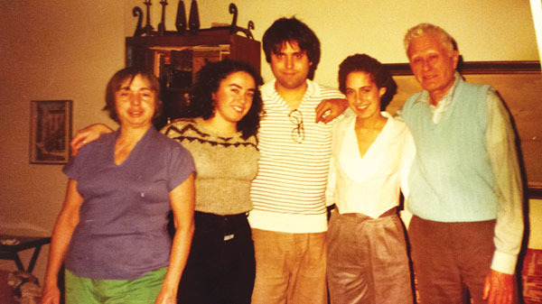 Herman Gerson, right, with family members, from left, wife Sophie, daughter Rikki, son Alan and a cousin.