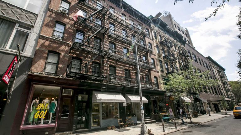 Apartments on Mulberry Street in NoLita in Manhattan, on August 4, 2015.