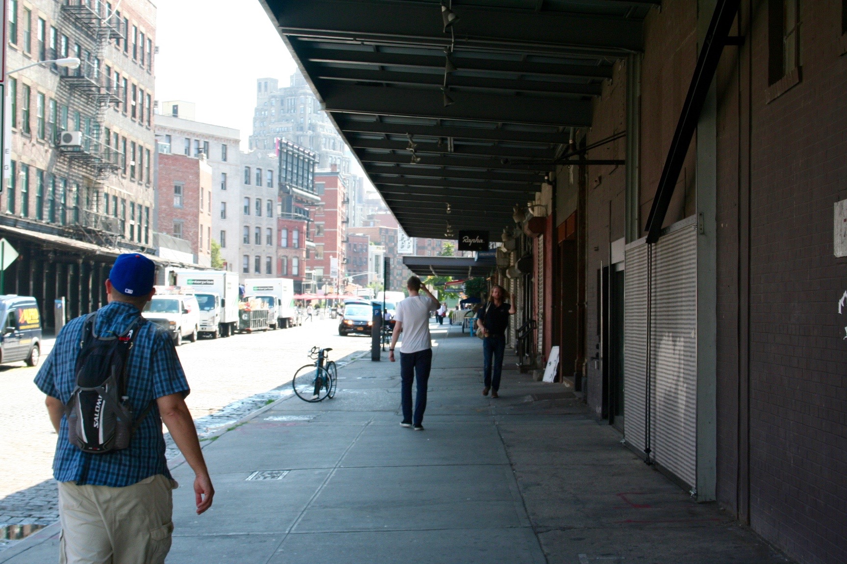 A classic Meatpacking District scene on the block of Gansevoort St. that the Gottlieb company is hoping to radically transform with new construction and the addition of stories.