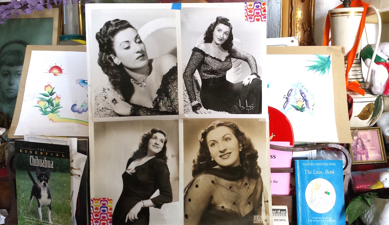 Some glam shots of Ruth Berk as a singer in her youth. Photo by Lincoln Anderson