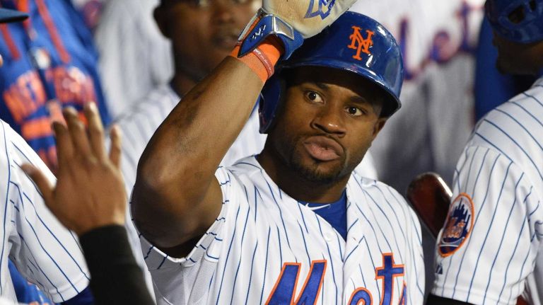 Young was re-acquired by the Mets from the Atlanta Braves in August for his one potential game-changing tool: Speed. Since 2013, Young has swiped 80 bases, though his on-base percentage (.223) this season has limited his opportunities to do so.