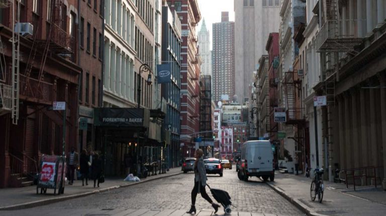 Manhattan rents continue to increase, market reports find. Pictured: Manhattan's SoHo neighborhood, home to unique buildings and cobblestone streets.