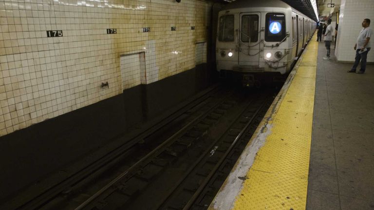 A state of disrepair is visible at the 7 train 52 Street-Lincoln Avenue subway station in Queens, on Wednesday, September 02, 2015. An analysis by the Citizen Budget Commission found that the 52 Street-Lincoln Avenue subway station was one of the worst stations because it has 'components' in disrepair, such as platforms and stairs.