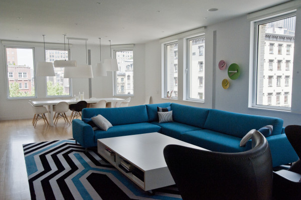 A loft that features bright colors is also on the tour.