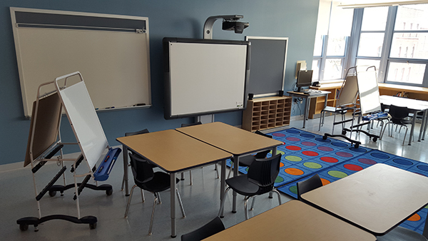 Classroom at Peck Slip School. 