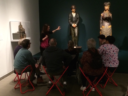 Monthly Museum Ritual Combats Isolation of Memory Loss 2 “Jubilation, Rumination: Life, Real and Imagined” was another theme in the Folk Arts Reflections program. | AMERICAN FOLK ART MUSEUM