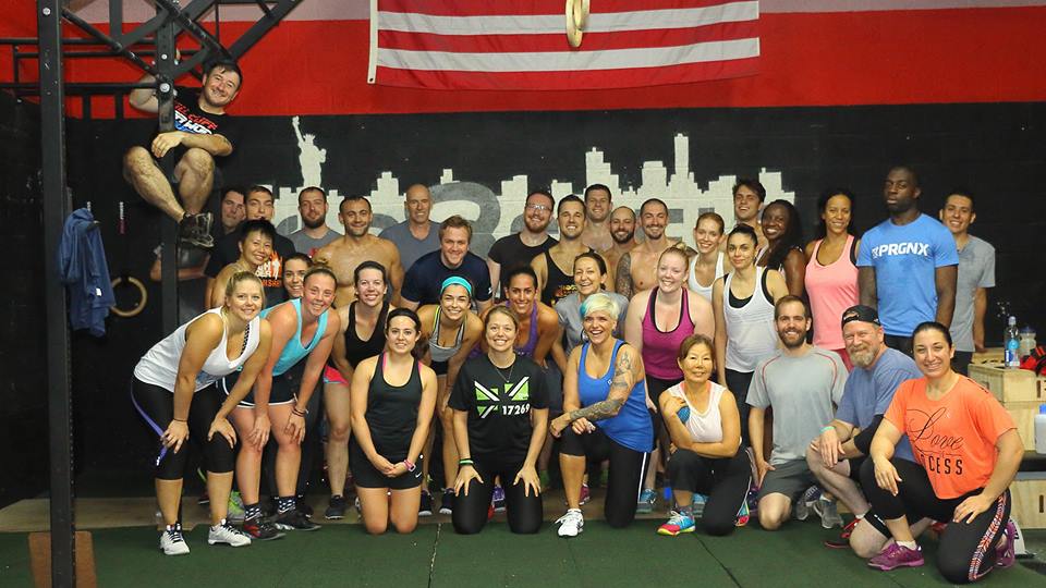 Toned team: The CrossFit East River members.