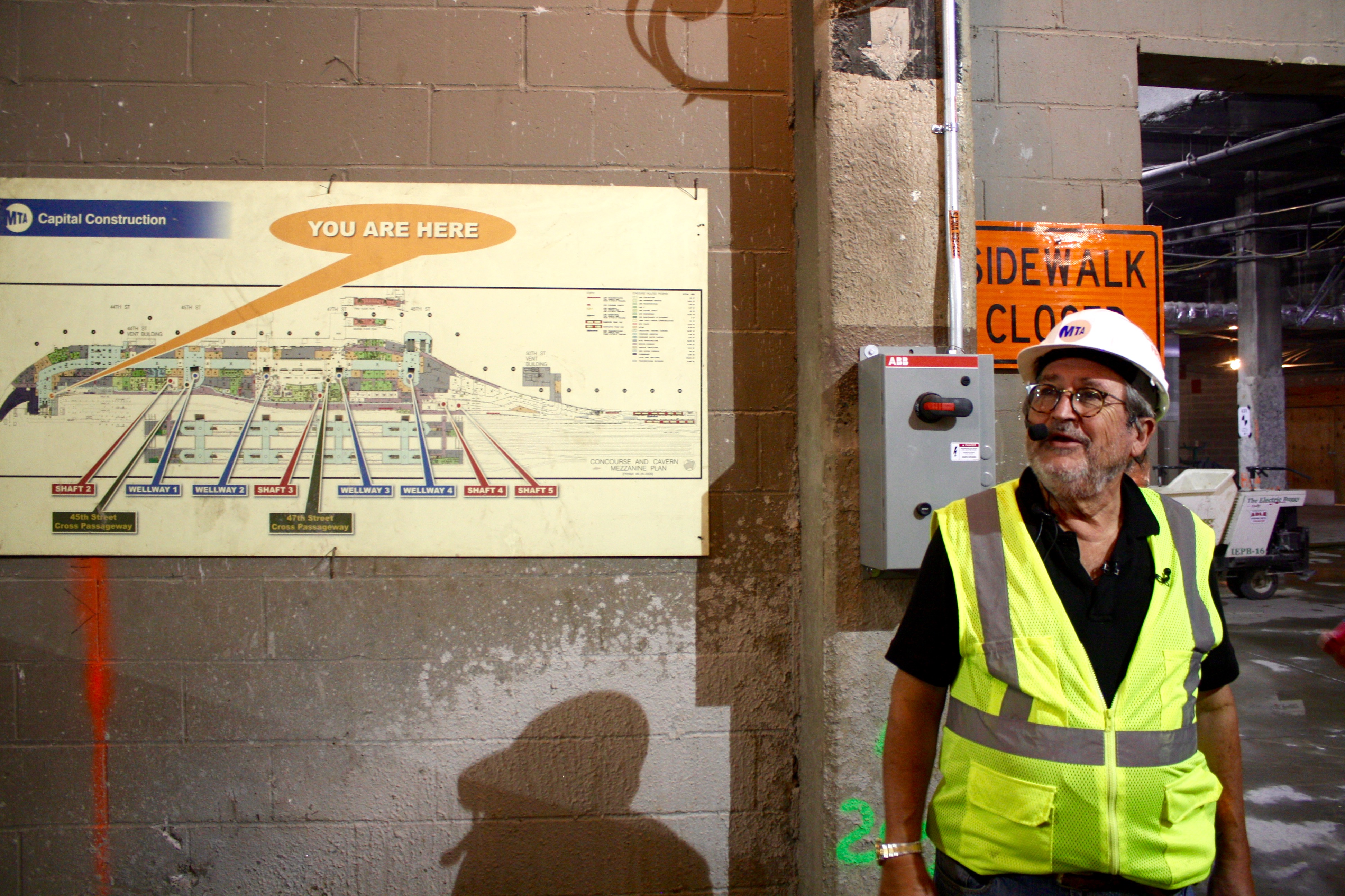 Michael Horodniceanu, the MTA’s president of capital construction, at the entrance to the future LIRR concourse at Grand Central Terminal. | YANNIC RACK 