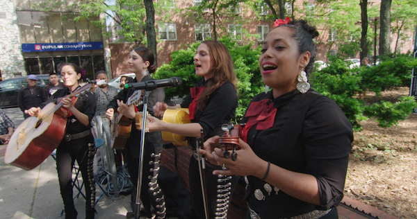 Frederick Wiseman achieves great 'Heights' 2 A mariachi band serenades in Spanish — just one of 167 languages spoken in Jackson Heights. Courtesy Zipporah Films.