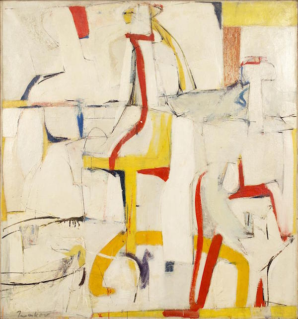 “Departure” (1951). Oil on canvas, 45h x 42w in (114.3h x 106.7w cm). Courtesy Alexander Gray Assoc., NY | ©2015 Jack Tworkov/Licensed by VAGA, NY, NY.