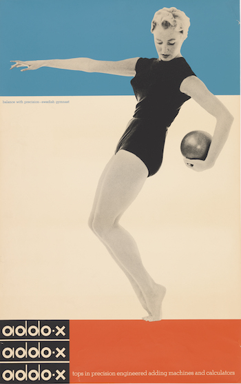 Cooper-Hewitt Examines the Art of Poster Making 3 Ladislav Sutnar’s 1958 for the Swedish company A.B. Addo. | MATT FLYNN/ COOPER HEWITT, SMITHSONIAN DESIGN MUSEUM