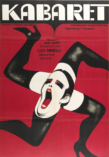 Cooper-Hewitt Examines the Art of Poster Making 2 Wiktor Górka’s poster for a 1973 production of “Kabaret.” | MATT FLYNN/ COOPER HEWITT, SMITHSONIAN DESIGN MUSEUM