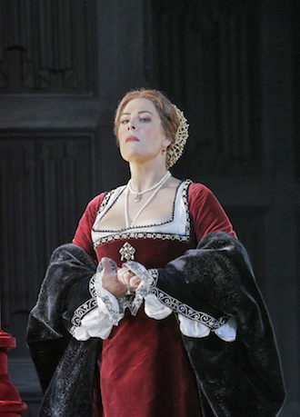 Sondra Radvanovsky’s Three Tudor Queens at the Met 1 Sondra Radvanovsky in the Met Opera production of Donizetti’s “Anna Bolena.” | KEN HOWARD/ METROPOLITAN OPERA