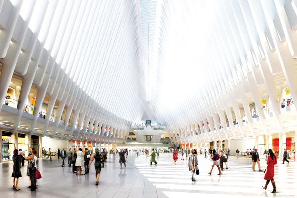 EYE OPENING: Oculus retail complex set to debut in spring 1 Westfield Group The WTC Westfield retail complex beneath the Oculus will open for business in the first half of 2016 now that all the shop space has been leased.
