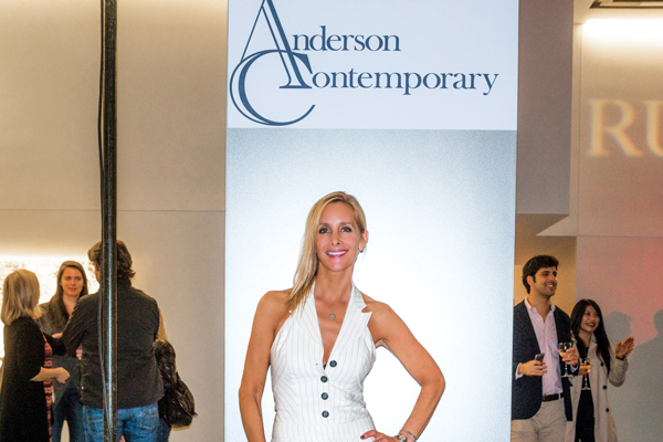 Downtown Express photo by Milo Hess Ronni Anderson in FiDi’s new Anderson Contemporary gallery.
