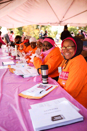 How to get involved 1 Prospect Park was a vibrant stage of excitement, activity and fundraising at last year’s Making Strides Against Breast Cancer walk. In Manhattan, the Making Strides of Central Park walk will be held Sun., Oct. 18, at 8 a.m.