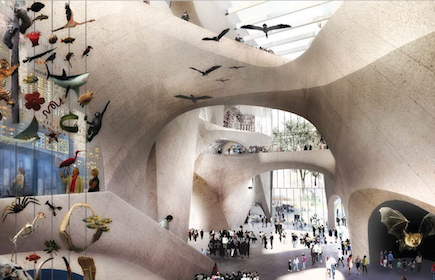 Boisterous Forum Shows Angry Opposition, But Some Support For Museum Expansion 2 A rendering of the new central exhibition hall in the Gilder Center, facing Theodore Roosevelt Park. | STUDIO GANG ARCHITECTS