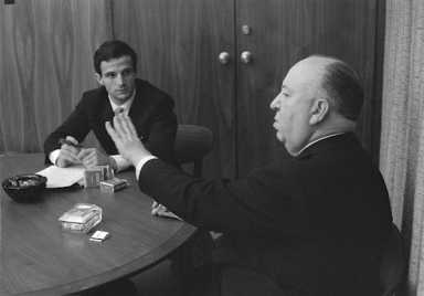 A scene from Kent Jones’s documentary HITCHCOCK/TRUFFAUT.  Photo by Philippe Halsman.  Courtesy of Cohen Media Group.
