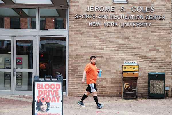 Photo by Jonathan Alpeyrie The Coles gym on Mercer St. is heavily used by N.Y.U. students and faculty, as well as non-university-affiliated community members.