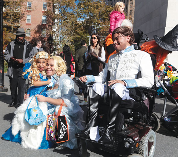 A “Frozen” family thought the event was totally cool.