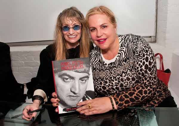 Photos by Bob Krasner Marcia Resnick, left, and Amanda Rubin, a former photography student of hers, at the launch of Resnick’s new photography book.