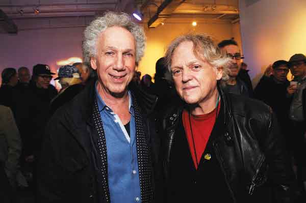 Punk cool rules at Resnick photo book launch 2 West Villagers photographer Bob Gruen, left, and activist Jim Fouratt.