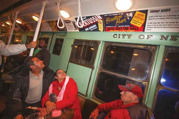 ‘Take the “A” Train’ rides again to mark composer’s centennial 4 Straphangers checked out the vintage ads.